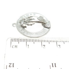 925 Sterling Silver Vintage Nassau Bahamas Palm Tree Charm Pendant