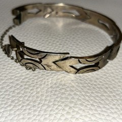 Rare J Sotelo STERLING SILVER 925 TESTED MODERNIST BRACELET Vintage TAXCO Mexico
