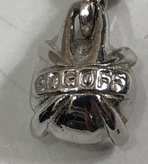 Bogoff Necklace Choker Rhinestone Silver Tone 15.5 in Length – Vintage
