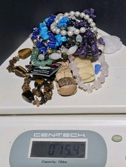 Vintage jewelry lot semi precious gemstones Pearls 2 Necklace 9 Bracelets