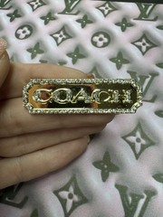 Brooch Pin Preowned Gold Plated With CZs Non Tarnish Luxury Accessory Rare