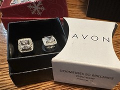 Vintage 8 Piece Avon Lot Earrings Pin Necklaces Faux Pearls Some New In Box