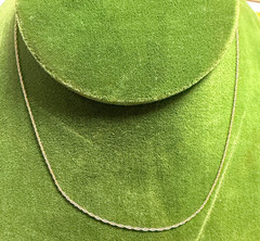 Vintage SOLID 14KT Gold Stamped 15″ Necklace Chain 1 Gram