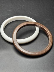 Vintage (1 Bakelite!) 8 Piece Lot Assort Bangle Bracelets Multi Variety Costume