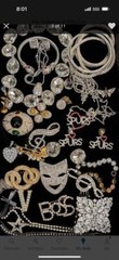 Vikki Carr Estate Red Bead Earrings Certificate Of Authenticity Dangle 2.75 Inch