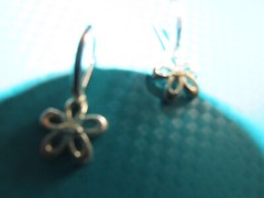 1980’S Leverback Earrings Star N R Signed Sterling Silver 1.25″ x .5″ Rhinestone