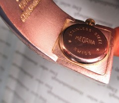 Vintage , West Germany, 60s Medana Xtensa Wristlet Bracelet Wristwatch Swiss