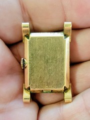 Vintage Bulova 10K Rolled Gold Plate Wristwatch With 3 Diamond Dial c1948