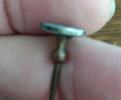 Lot Of 7 Antique Sterling Silver Assorted Hat Stick Pins