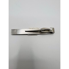Vintage Silver Tone Tie Clip | Mid Century Minimalist Men’s Tie Bar