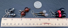 LOT OF 14 PAIRS OF ASSORTED VINTAGE BEADED DANGLE EARRINGS B160