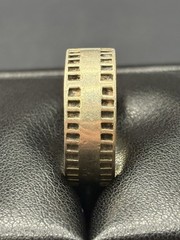 Vintage Sterling Silver 9MM Band Ring 10 Grams Size 13 E29