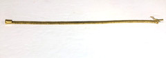 Vintage Milor Italy Bracelet 925 Silver Gold-Plated 7.5″ Chevron V-Link, 13gGram