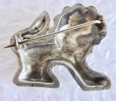 bROOCH ANNA PETRUS SCULPTER ARTIST PEWTER LION 4 SVENSKT TENN JEWELRY neocurio