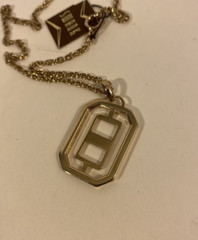 Vintage Swank 18in. Thin Chain w/ Pendant