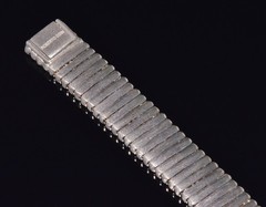 AUTHENTIC ROBERTO COIN 2.08CT DIAMOND FLEXIBLE LINE BRACELET IN SOLID 18K GOLD