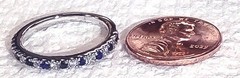 14K Vera Wang Diamond and Sapphire Band NR