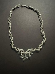 Vintage SWAROVSKI Necklace Faceted Crystal Bead Strand
