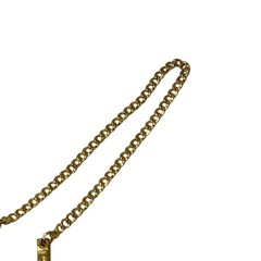 Vintage Gold-toned Good Luck Horseshoe Baseball Bat and Ball Charm Pendant Tie