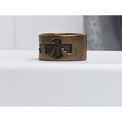 Vintage Bronze Eagle Ring/Band Size 5.25