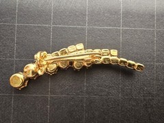 Multiple Stone Red Gemstone Brooch