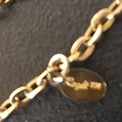 Vintage 70’s Signed Roget Long Necklace Gold Tone 36 In