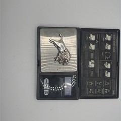 13g Sterling Silver 925 Charging BUFFALO Brooch or Pin Pendant Combination 2.25”
