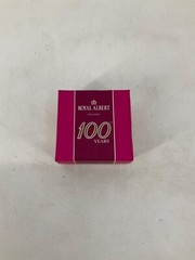 RARE Royal Albert 100 Years Anniversary Brooch Golden Roses Porcelain NEW IN BOX