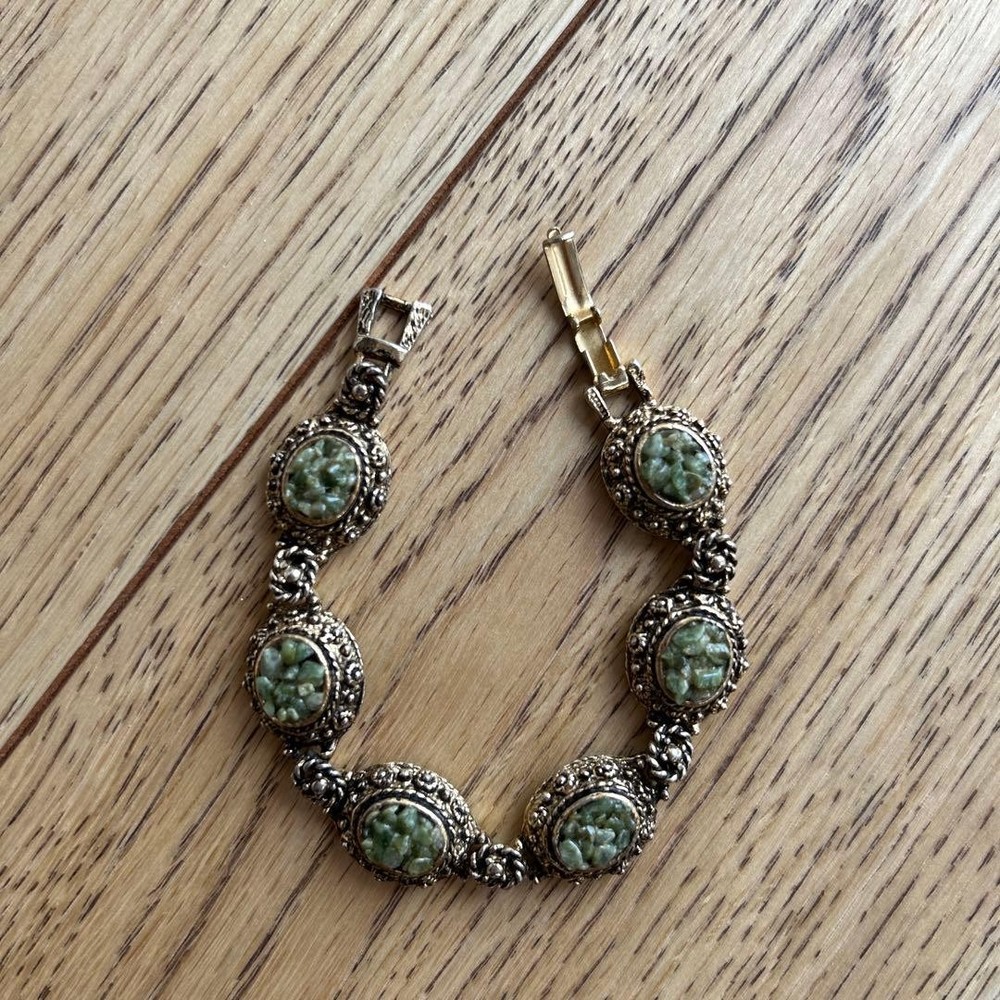 Vintage Jade Bracelet Antique Used Not specified