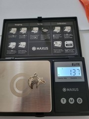 VTG Sterling Silver Spirit Bear Pendant Benson Manygoats Van Horne Collection