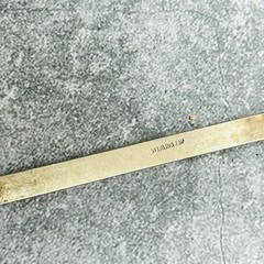 Sterling Top Vintage Floral Bar Brooch