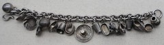 Antique 1920’s Mexico Sterling Silver Chain Bracelet (pre-Eagle marks) jingles