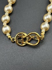 Kenneth Jay Lane KJL Faux Pearls & Rhinestones 56in Necklace
