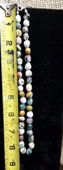 Ocean Jasper Beaded Necklace 16/18″ Polished Beads Smooth 6/10mm Multi Color Sz