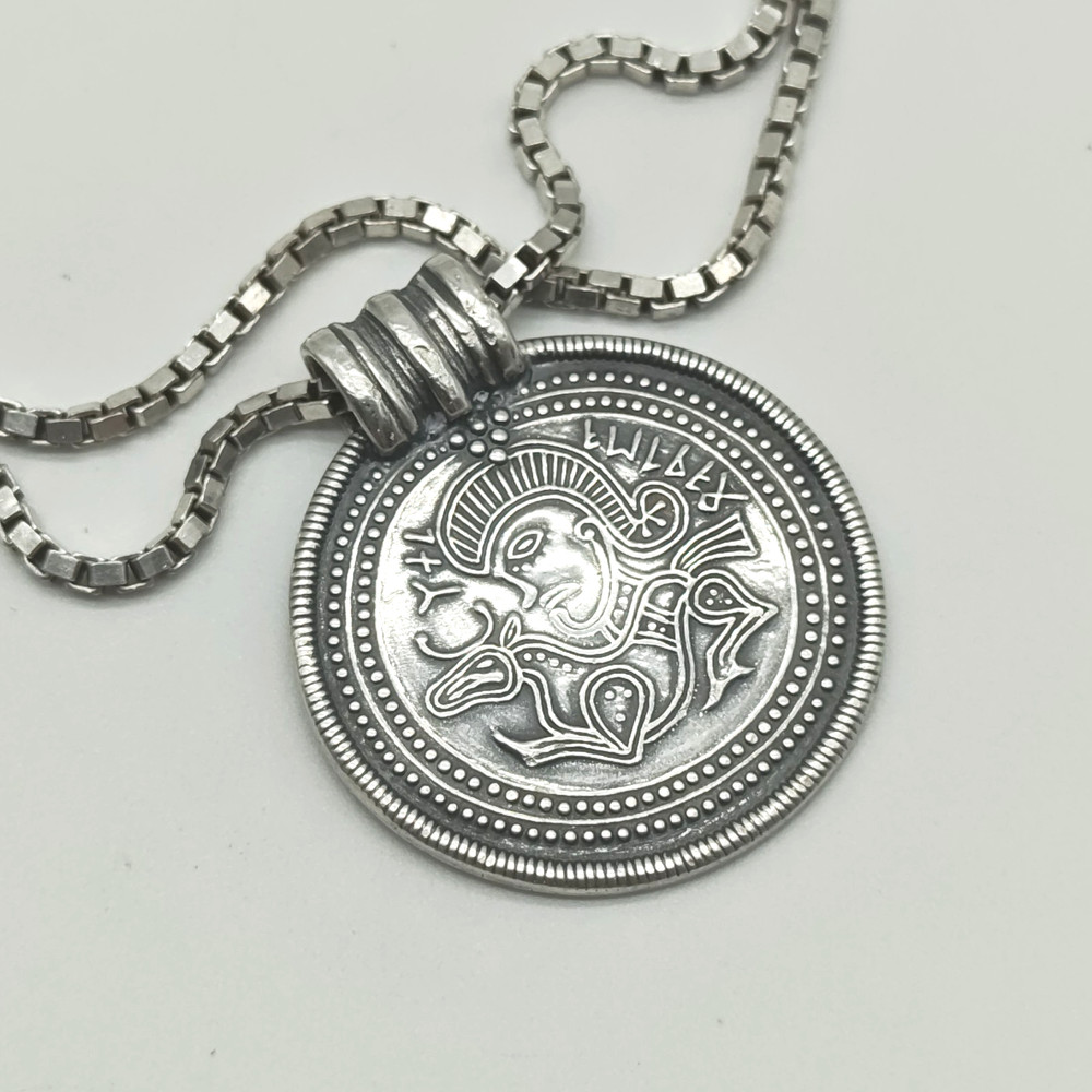 Vintage David Andersen Norway Sterling Silver 925 Pendant Necklace 24″
