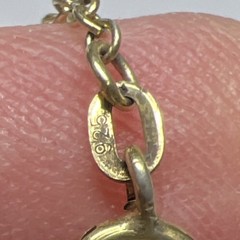 VTG Norway Norwegian Sterling Necklace Yellow Guilloche Enamel Butterfly Signed