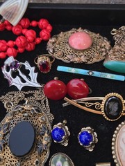 Vintage Rhinestones Designer Costume Jewelry Lot