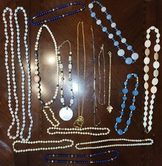 Vintage Avon and Others Lot of Necklaces and Bracelet 17 Pieces SKU41