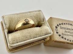 Antique Victorian 10k Gold Baby Starburst Ring Pendant Charm Seed Pearl Read