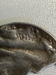 Vintage Sterling Silver Pendant with Girl’s Face Hat Crescent Moon Silhouette