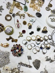 Lot Of Antique/Costume Jewelry