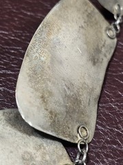 Vintage Mid-Century Modernist Sterling Silver & Pink Quartz Statement…