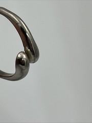 Vintage Sterling Silver Marked S925 Wrapped Teardrop Ring – Size 9-10 92.5 Pure