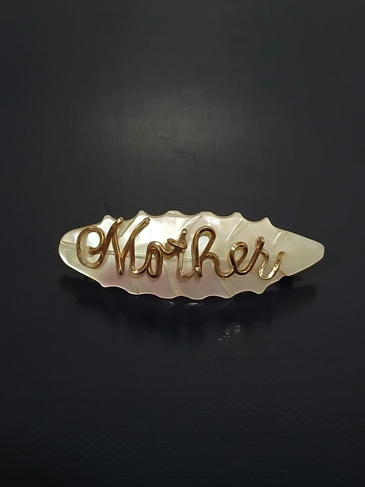 Vintage Mother Brooch Mother of Pearl WWII Sweatheart – Mother’s Day