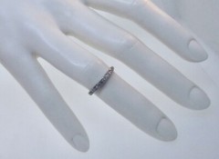 Antique Art Deco 1930’s 18k Heavily Engraved Diamond Wedding Band