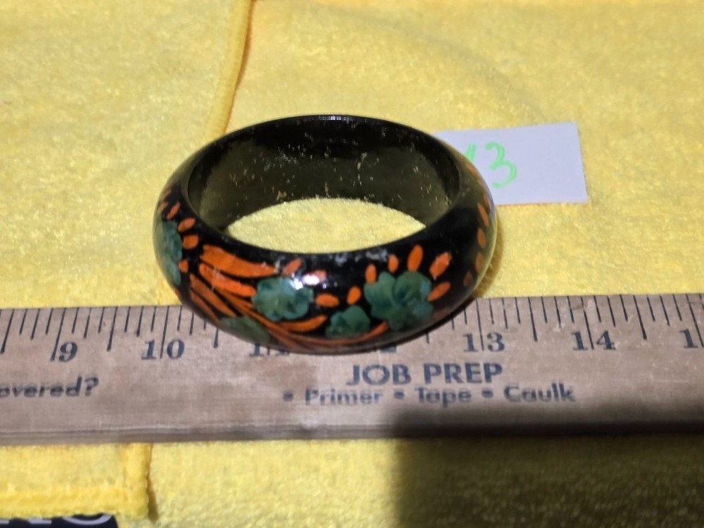 Vintage 1990 Wooden Bracelet made in USSR [13]