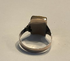 Sweet Victorian 10k Yellow Gold Carved Tiger Eye Cameo Ring 1.90 Grams Size 6
