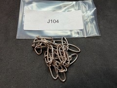 13.47g Vintage Sterling Silver 925 Oval Link Chain Necklace 18 in M