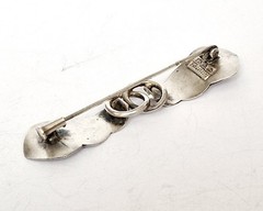 Vintage Brooch 835 Silver THEODOR KLOTZ Pforzheim “TEKA” Z813