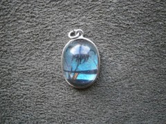 Hand Painted Butterfly Wing Vintage Sterling Silver Bracelet Charm Pendant 1.1g